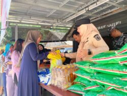 Operasi Pasar Murah di Desa Penutuk Bangka Selatan, Jaga Kestabilan Harga Kebutuhan Pokok