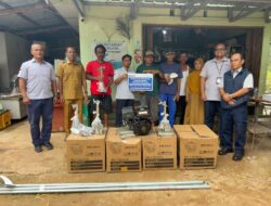 Alami Musibah Kecelakaan Laut, Empat Nelayan di Beltim Terima Bantuan Mesin Ketinting dari PT Timah Tbk