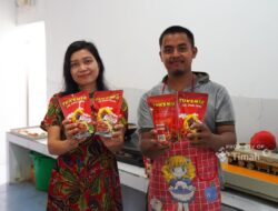 Bangkit di Tengah Pandemi, Mitra Binaan PT Timah Tbk Camilan Kulit Ayam ‘Tukenia’ Sukses Berkembang