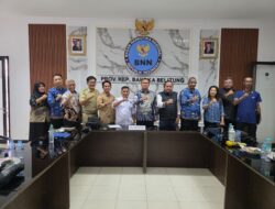Perangi Narkoba, BNNP Bersama PWI Babel dan APDESI Sepakati MoU-PKS P4GN