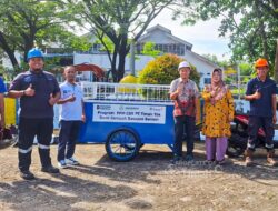 Layanan Makin Cepat, Bank Sampah Basayan Berseri Terima Motor Sampah dari PT Timah Tbk