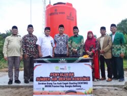 Aksi Peduli Lazismu Babel, Sumber Air Bersih Konsumsi Hadir untuk Masyarakat Labu