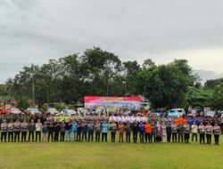 Wakil Bupati Bangka Hadiri Apel Gelar Pasukan Operasi Lilin Menumbing 2025