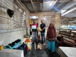 Thorcon Salurkan Bantuan Sembako bagi Warga Terdampak Banjir Bangka Tengah