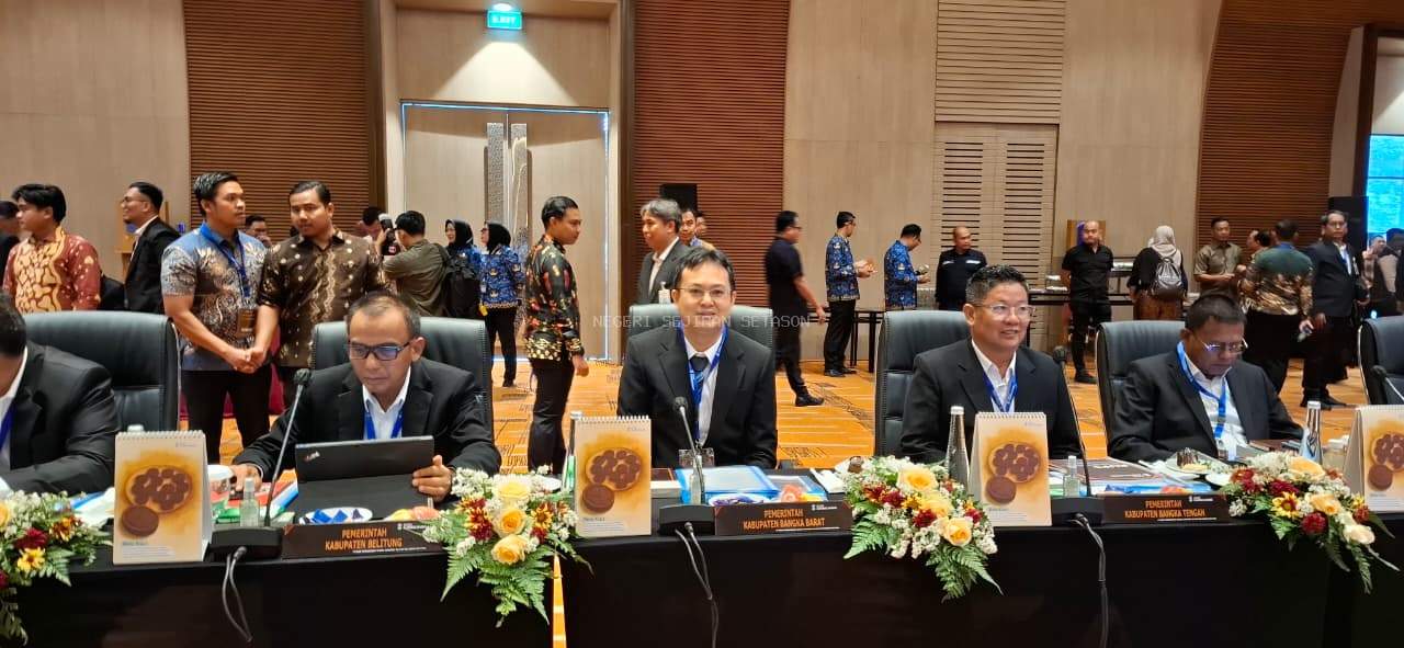 Bupati Bangka Barat, Markus, menghadiri RUPS 2025 dan RUPS Luar Biasa 2026 Bank Sumsel Babel di Hotel Novotel Palembang, Kamis (12/2/2026). (Ist/ Pemkab Babar)