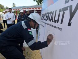 Peringati Bulan K3 Nasional Tahun 2026, PT Timah Tbk Gelar Apel Akbar di Kundur dan Tingkatkan Budaya Keselamatan Kerja