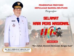 Peringatan HPN 2026, Gubernur Babel Apresiasi Peran Insan Pers dalam Pembangunan Bangsa