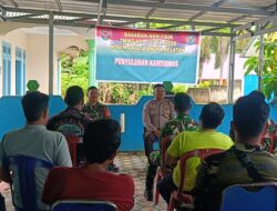 Satgas TMMD ke-127 Kodim 0432/Basel Beri Penyuluhan Kamtibmas ke Warga Desa Penutuk