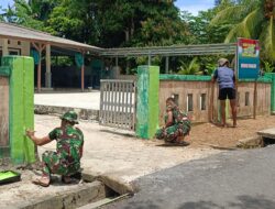 Satgas TMMD ke-127 Kodim 0432/Basel Wujudkan Tempat Ibadah Nyaman dan Perkuat Kemanunggalan TNI-Rakyat di Pulau Lepar