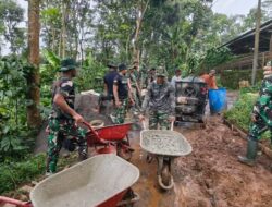 Sasar Rumah Warga Kurang Mampu, Satgas TMMD Kodim 0432/Basel Rehab RTLH Jadi Layak Huni di Pulau Lepar