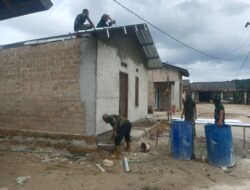 Satgas TMMD ke-127 Kodim 0432/Basel Percepat RLTH Rehab Rumah Warga