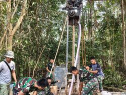 Satgas TMMD ke-127 Kodim 0432/Basel Bikin Sumur Bor Titik Kedua di Pulau Lepar Toboali