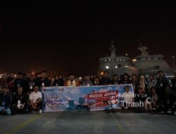 Mudik Gratis Jalur Laut, PT Timah Bersama Pemerintah dan Aparat Berangkatkan Ribuan Pemudik Menuju Babel