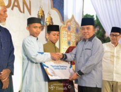 Tak Menyangka, Santri Tahfiz di Toboali Bersyukur Terima Bantuan Pendidikan dari PT Timah