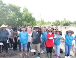 Gubernur Babel Pimpin Aksi Sosial dan Penanaman Mangrove di Pesisir Pantai Ketapang