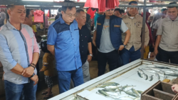 Menjelang Iduladha 1447 H, Bupati Bangka Barat, Markus sidak harga di Pasar Parittiga, Sabtu (23/5/2026).