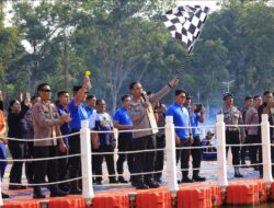 Kapolda Babel Buka Lomba Dayung Hari Bhayangkara ke-80, Diikuti 37 Tim dari Berbagai Instansi