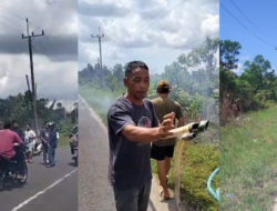 Jalan Provinsi Terancam Putus, Warga Geruduk Tambang Timah Ilegal di Parittiga