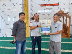 PT Timah Salurkan Bantuan untuk Masjid Baiturrahman di Bangka Barat