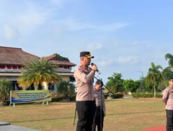Apel Terakhir sebagai Kapolres Bangka Barat, AKBP Pradana Titip Pesan kepada Personel