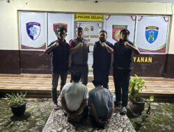 Dua Pria Ditangkap Usai Berulang Kali Curi Sawit di Perkebunan PT BPL Bangka Barat