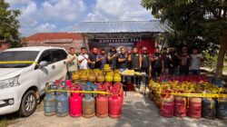Tempat Pengoplosan Gas Subsidi di Pemali Digerebek, Ratusan Tabung Diamankan Polisi