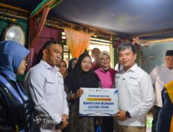 Tiga Keluarga Terima Bantuan Rumah Layak Huni, PT Timah Turut Dukung GENTING BKKBN