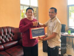 Tugu Mihrab Jadi Ikon Desa Cupat, PT Timah Turut  Dukung Pengembangan Sarana Publik