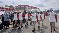 Kembali Juara, Regu Gerak Jalan PT Timah Tampil Terbaik dalam Gerak Jalan HUT ke-81 RI di Bangka Barat