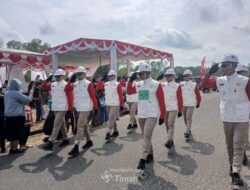 Kembali Juara, Regu Gerak Jalan PT Timah Tampil Terbaik dalam Gerak Jalan HUT ke-81 RI di Bangka Barat