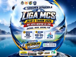 HUT Kota Mentok ke-292, MCS Gelar Turnamen Sepak Bola