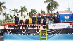 Semarak HUT ke-81 RI, PT Timah Tampilkan KIP dan Tugboat dalam Kendaraan Hias di Pangkalpinang