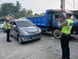 Mobil Berpelat Palsu Ditilang Polisi di Bangka Barat, Tangki Modifikasi Dicek