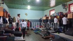 Caption : Razia gabungan di Rutan Kelas IIB Mentok, Bangka Barat, Selasa (27/10/2026). (Babelhits.com)
