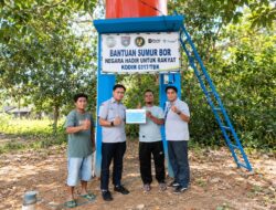 Hadirkan Bantuan Sumur Bor, Kolaborasi PT Timah dan Kodim 0317/TBK untuk Masyarakat
