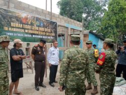 TNI dan Pemkab Bangka Barat Bersinergi Percepat Pembangunan Desa Lewat TMMD